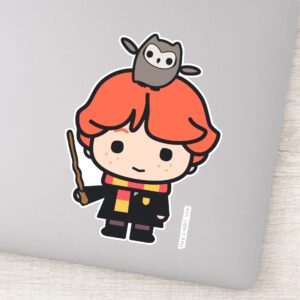 Cartoon_Ron_Weasley_and_Pigwidgeon_Sticker_1 Cartoon Ron Weasley And Pigwidgeon Sticker