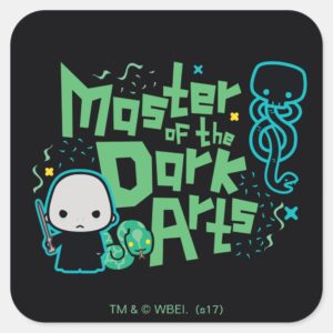 Cartoon Voldemort Master Of The Dark Arts Square Sticker