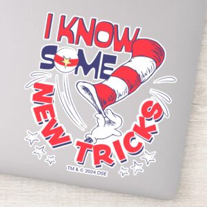 Cat In The Hat I Know Some New Tricks Sticker