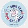 Cat_In_the_Hat___This_Is_Not_Fun_At_All_Classic_Round_Sticker_1 Cat In The Hat This Is Not Fun At All Classic Round Sticker