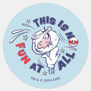 Cat In The Hat This Is Not Fun At All Classic Round Sticker