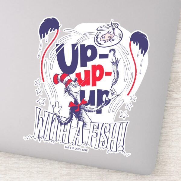 Cat_In_the_Hat___Up-Up-Up_With_A_Fish_Sticker_1 Cat In The Hat Up Up Up With A Fish Sticker