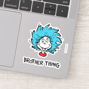 Cat In The Hat Thing One Thing Two Brother Thing Sticker