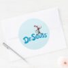 Cat_in_the_Hat_Vintage_Logo_Classic_Round_Sticker_3 Cat In The Hat Vintage Logo Classic Round Sticker