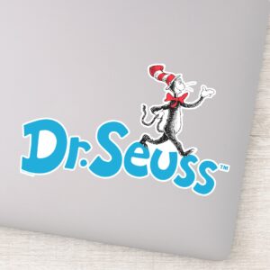 Cat In The Hat Vintage Logo Sticker