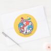 Cat In The Hat Lab Tech One Lab Tech Two Classic Round Sticker