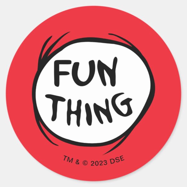 Cat_in_the_Hat___Thing_One_Thing_Two_-_Fun_Thing_Classic_Round_Sticker_1 Cat In The Hat Thing One Thing Two Fun Thing Classic Round Sticker