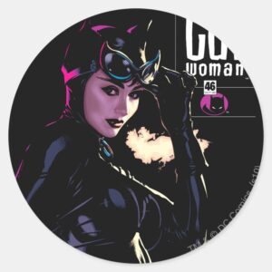 Catwoman Classic Round Sticker