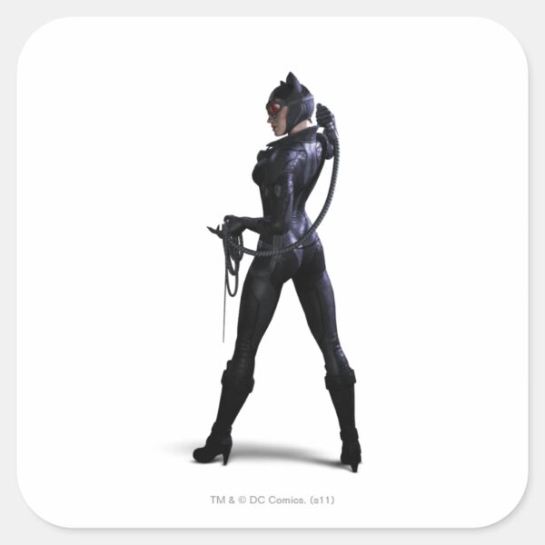 Catwoman_Color_Square_Sticker_1 Catwoman Color Square Sticker