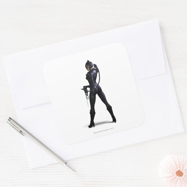 Catwoman_Color_Square_Sticker_3 Catwoman Color Square Sticker