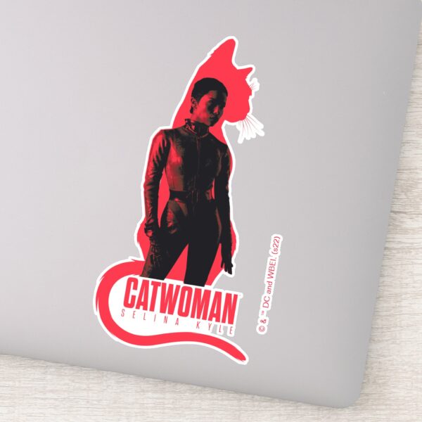 Catwoman_Selina_Kyle_Cat_Silhouette_Sticker_1 Catwoman Selina Kyle Cat Silhouette Sticker