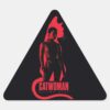 Catwoman_Selina_Kyle_Cat_Silhouette_Triangle_Sticker_1 Catwoman Selina Kyle Cat Silhouette Triangle Sticker