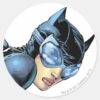 Catwoman_Stare_Classic_Round_Sticker_1 Catwoman Stare Classic Round Sticker