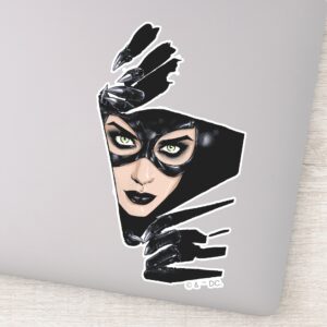 Catwoman The Claws Are Out Cover Illustration Sticker