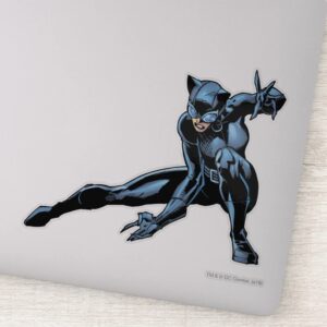 Catwoman Crouches Sticker