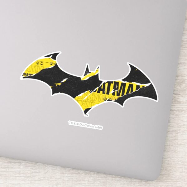 Caution_Tape_Batman_Logo_Sticker_1 Caution Tape Batman Logo Sticker