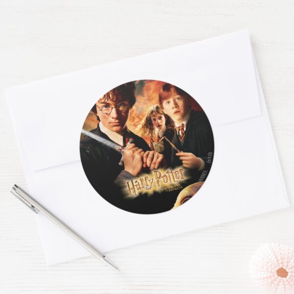 Chamber_of_Secrets_-_French_Classic_Round_Sticker_3 Chamber Of Secrets French Classic Round Sticker