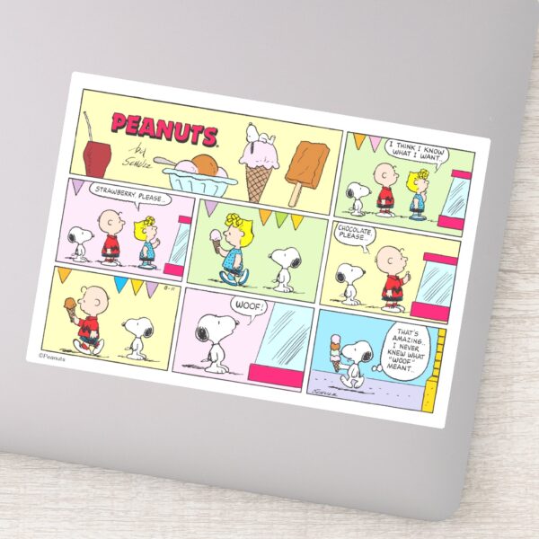 Charlie_Brown,_Snoopy_&_Sally___Ice_Cream_Sticker_9 Charlie Brown Snoopy Sally Ice Cream Sticker