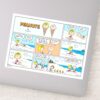 Charlie_Brown_&_Sally_Ice_Cream_At_The_Beach_Sticker_9 Charlie Brown Sally Ice Cream At The Beach Sticker