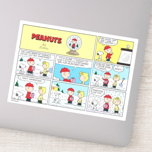 Charlie_Brown___Snow_Globe_Sticker_9 Charlie Brown Snow Globe Sticker