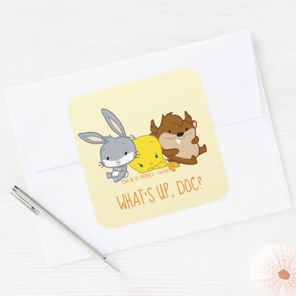Chibi_BUGS_BUNNY™,_TWEETY™,_&_TAZ™_Square_Sticker_3 Chibi BUGS BUNNY™ TWEETY™ TAZ™ Square Sticker