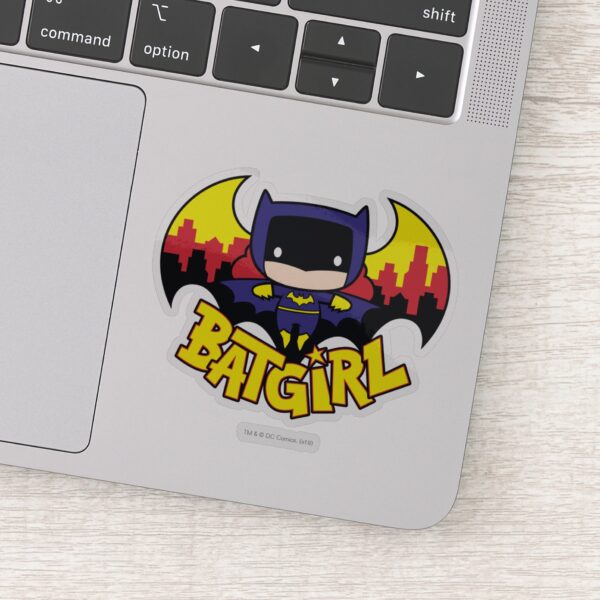 Chibi_Batgirl_With_Gotham_Skyline_&_Logo_Sticker_1 Chibi Batgirl With Gotham Skyline Logo Sticker