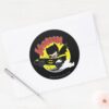 Chibi_Batman_In_The_Batmobile_Classic_Round_Sticker_3 Chibi Batman In The Batmobile Classic Round Sticker