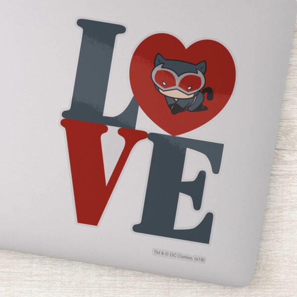 Chibi_Catwoman_LOVE_Sticker_1 Chibi Catwoman LOVE Sticker