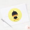 Chibi_DAFFY_DUCK™_Classic_Round_Sticker_3 Chibi DAFFY DUCK™ Classic Round Sticker