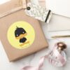 Chibi_DAFFY_DUCK™_Classic_Round_Sticker_5 Chibi DAFFY DUCK™ Classic Round Sticker