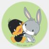 Chibi_DAFFY_DUCK™_&_BUGS_BUNNY™_Classic_Round_Sticker_1 Chibi DAFFY DUCK™ BUGS BUNNY™ Classic Round Sticker