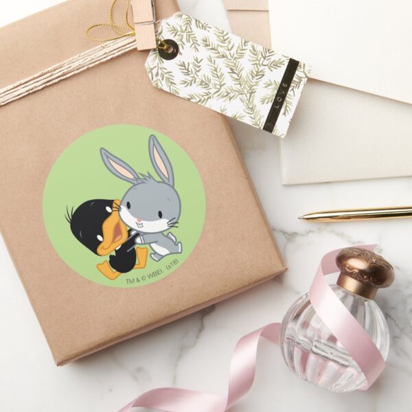 Chibi_DAFFY_DUCK™_&_BUGS_BUNNY™_Classic_Round_Sticker_5 Chibi DAFFY DUCK™ BUGS BUNNY™ Classic Round Sticker