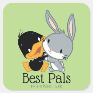 Chibi DAFFY DUCK™ BUGS BUNNY™ Square Sticker
