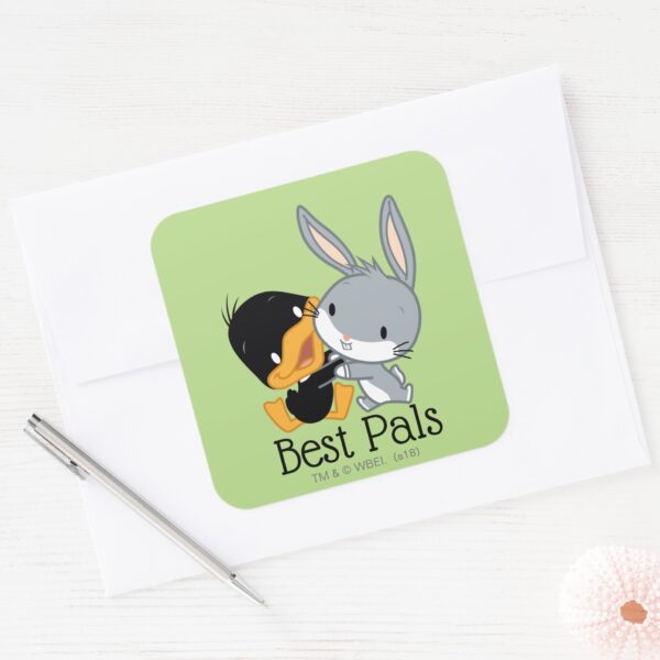 Chibi DAFFY DUCK™ BUGS BUNNY™ Square Sticker