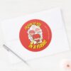 Chibi Flash Id Run To You In A Flash Valentine Classic Round Sticker