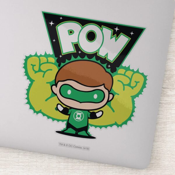 Chibi_Green_Lantern_Forming_Giant_Fists_Sticker_1 Chibi Green Lantern Forming Giant Fists Sticker