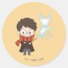 Chibi_HARRY_POTTER™_Patronus_Classic_Round_Sticker_1 Chibi HARRY POTTER™ Patronus Classic Round Sticker