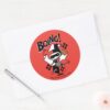Chibi Harley Quinn In A Box With Hammer Classic Round Sticker