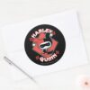 Chibi Harley Quinn Splits Classic Round Sticker