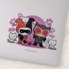 Chibi_Harley_Quinn_&_Chibi_Catwoman_With_Cats_Sticker_1 Chibi Harley Quinn Chibi Catwoman With Cats Sticker