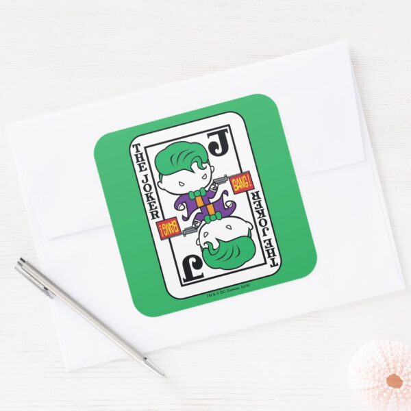 Chibi_Joker_Playing_Card_Square_Sticker_3 Chibi Joker Playing Card Square Sticker