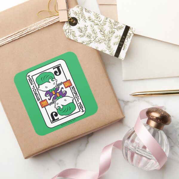 Chibi_Joker_Playing_Card_Square_Sticker_5 Chibi Joker Playing Card Square Sticker