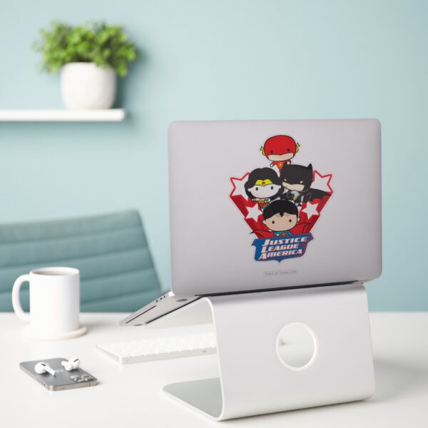 Chibi Justice League Of America Stars Sticker