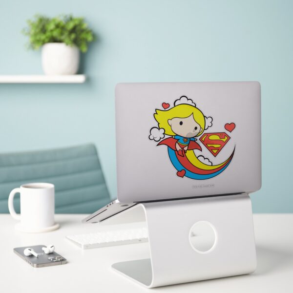 Chibi_Supergirl_Flying_Rainbow_Sticker_3 Chibi Supergirl Flying Rainbow Sticker
