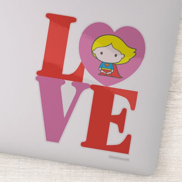 Chibi_Supergirl_LOVE_Sticker_1 Chibi Supergirl LOVE Sticker