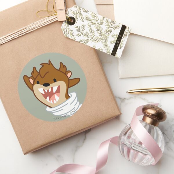 Chibi_Tornado_TAZ™_Classic_Round_Sticker_5 Chibi Tornado TAZ™ Classic Round Sticker