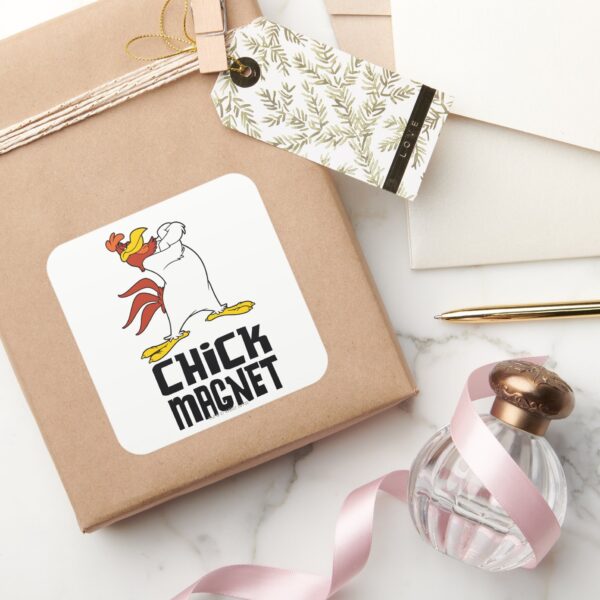 Chick_Magnet_Square_Sticker_5 Chick Magnet Square Sticker