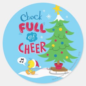 Chock Full Of Cheer Classic Round Sticker