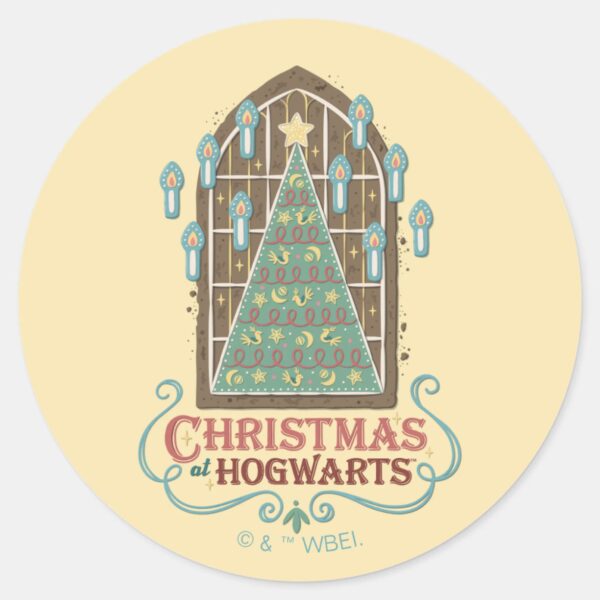 Christmas_at_HOGWARTS™_Cookie_Graphic_Classic_Round_Sticker_1 Christmas At HOGWARTS™ Cookie Graphic Classic Round Sticker