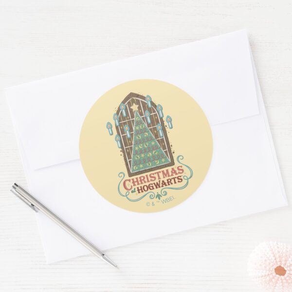 Christmas_at_HOGWARTS™_Cookie_Graphic_Classic_Round_Sticker_3 Christmas At HOGWARTS™ Cookie Graphic Classic Round Sticker